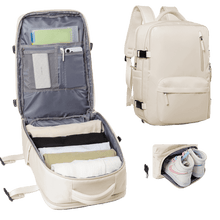 Mochila de viagem impermeável feminina