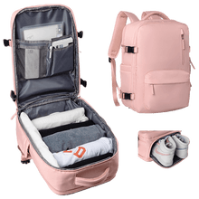 Mochila de viagem impermeável feminina