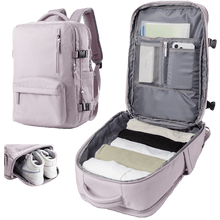 Mochila de viagem impermeável feminina