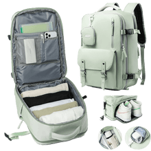Mochila de viagem impermeável feminina