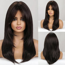 Peruca feminina sintética cabelo curto