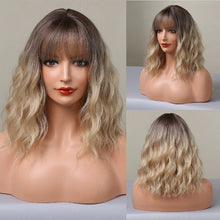 Peruca feminina sintética cabelo curto