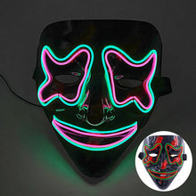 Máscara led neon para Halloween