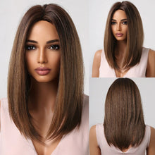 Peruca feminina sintética cabelo curto