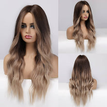 Peruca feminina sintética cabelo longo