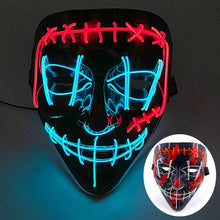 Máscara led neon para Halloween