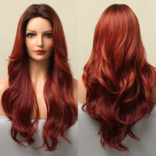 Peruca feminina sintética cabelo longo