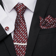 Gravatas de luxo semi slim com abotoadura, lenço e clipe