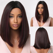 Peruca feminina sintética cabelo curto