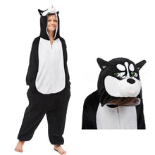 Pijama infantil de bichinhos com capuz