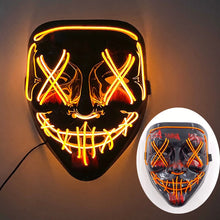 Máscara led neon para Halloween