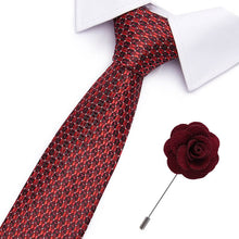 Gravatas de luxo semi slim com broche