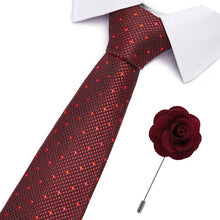 Gravatas de luxo semi slim com broche