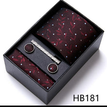 Conjuntos elegantes masculinos de gravata semi slim, lenço, clipe e abotoaduras