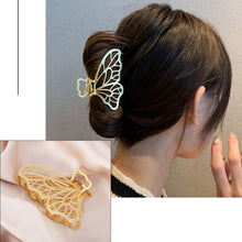 Presilhas elegantes de metal para cabelo