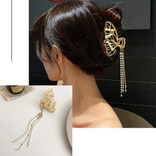 Presilhas elegantes de metal para cabelo
