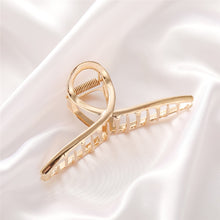 Presilhas elegantes de metal para cabelo