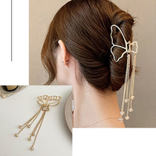 Presilhas elegantes de metal para cabelo