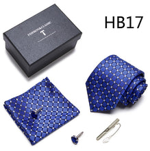 Conjuntos elegantes masculinos de gravata semi slim, lenço, clipe e abotoaduras