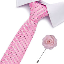 Gravatas de luxo semi slim com broche