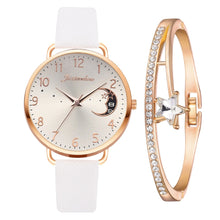 Relógio feminino de quartzo com opção de incluir uma pulseira para combinar