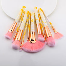 Kit de maquiagem com 10 pincéis