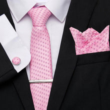Gravatas de luxo semi slim com abotoadura, lenço e clipe