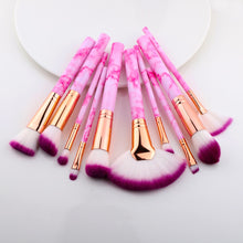 Kit de maquiagem com 10 pincéis