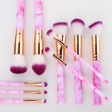 Kit de maquiagem com 10 pincéis