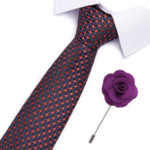 Gravatas de luxo semi slim com broche