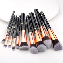 Kit de maquiagem com 10 pincéis