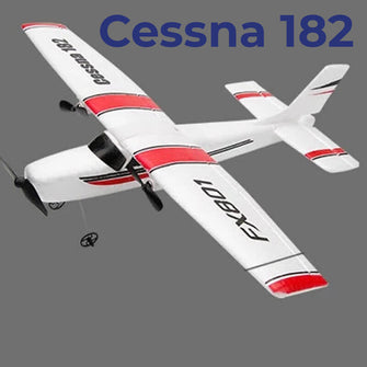 Avião cessna 182 de controle remoto 2.4 Ghz de 2 canais