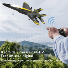 Avião caça F35-II de controle remoto 2.4 GHz de 2 canais