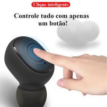 Fone de ouvido Bluetooth 5.0 tws com caixa portátil digital de carregamento