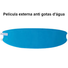 Película anti chuva e anti embaçante para capacete