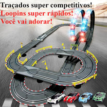 Autorama elétrico profissional com mudança de faixa em escala 1:43