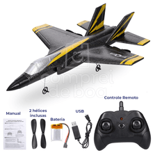 Avião caça F35-II de controle remoto 2.4 GHz de 2 canais