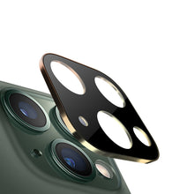 Protetor de Lentes para câmera de iPhone em liga de alumínio e vidro temperado