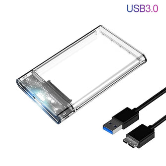 Case USB 3.0/2.0 externo para HDD 2.5'' ou SSD Sata