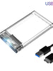 Case USB 3.0/2.0 externo para HDD 2.5'' ou SSD Sata