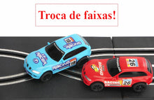 Autorama elétrico profissional com mudança de faixa em escala 1:43