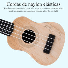 Mini ukulele de 4 cordas infantil