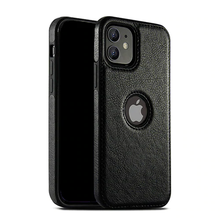 Capa de couro slim para iPhone com várias cores