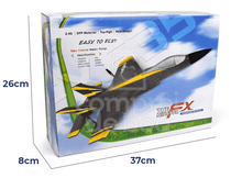 Avião caça F35-II de controle remoto 2.4 GHz de 2 canais