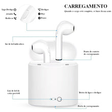 Fones de ouvido Bluetooth 5.0 i7s tws com caixa portátil de carregamento